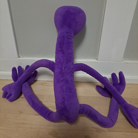 Rainbow Friends Purple Plush – 20” Long Limbed Character - Picture 2 of 4